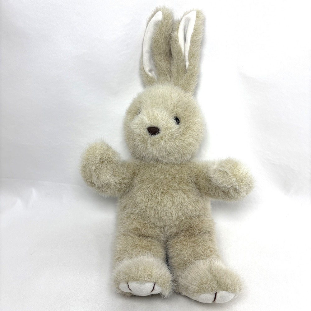Easter Brown Bunny Rabbit Plush 14" Prairie Marketing Stuffed Animal Vintage 80s